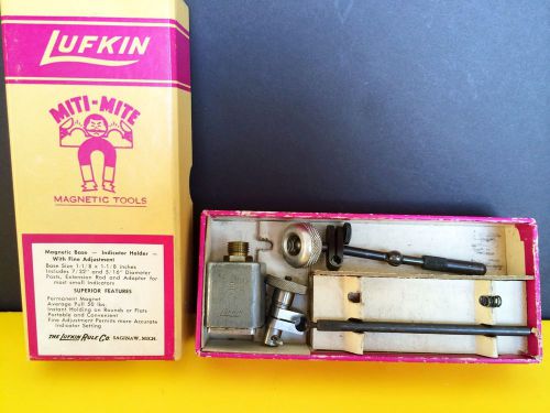 VINTAGE LUFKIN NO. 101 MITI MITE MAGNETIC INDICATOR BASE STAND