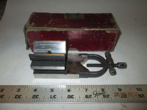 MACHINIST LATHE MILL Starrett # 567 V Block with Clamp in Box a