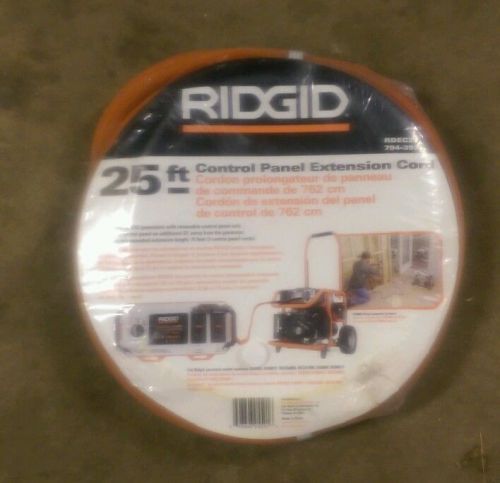 Ridgid 25 FT Generator Control Panel Extension Power Cord