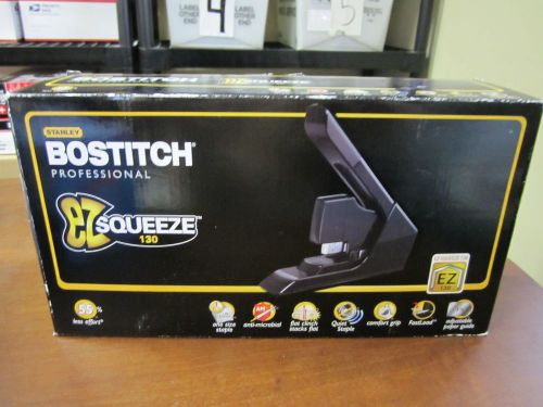 Stanley-bostitch b8 ez squeeze heavy-duty stapler - 130 sheets (bos8130) for sale