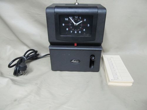 LATHEM 2121 HEAVY DUTY MANUAL TIME CLOCK RECORDER FREE SHIP