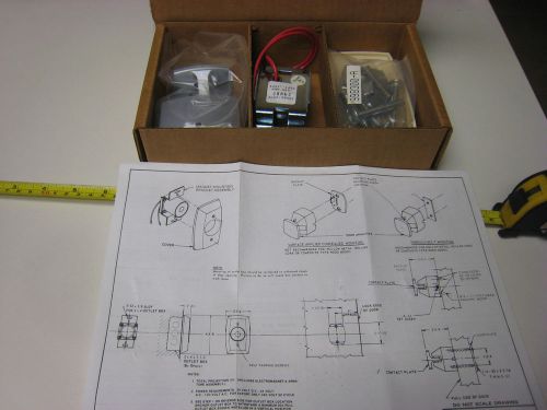 Rixson Firemark FM-998 Aluminum Electromagnetic Wall Mount Recessed Door Release