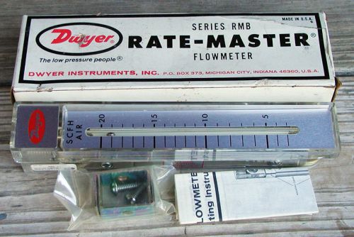 Dwyer RATE-MASTER Flowmeter NEW RMB-51 SCFH Air