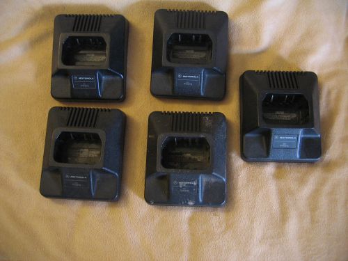 Motorola Radio Base Charger model HTN 9702A (lot of 5)