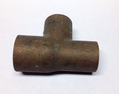 1 1/4 x 1 x 1&#034; in. Cast Bronze Reducing Tee Sweat