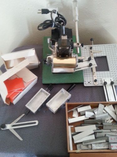 Howard Imprinting Machine with LOTS of extras