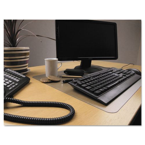 Desktex Polycarbonate Anti-Slip Desk Mat, 24&#034; x 19&#034;, Clear