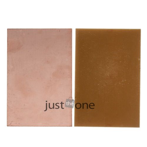 2PCS 10*15cm 10cmx15cm Single PCB Copper Clad Laminate Board FR4