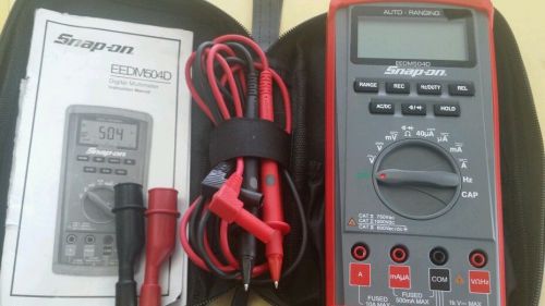 Snapon digital multimeter EEDM504D very very good condition.