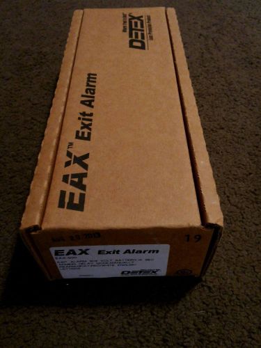 DETEX EAX-500 Exit alarm, w/9. Volt door device. Access control sounder. New.