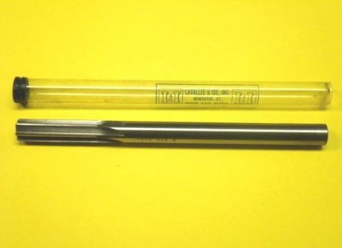 NOS! LAVALLEE &amp; IDE .5800&#034; HSS CHUCKING REAMER, STRAIGHT SHANK, #533