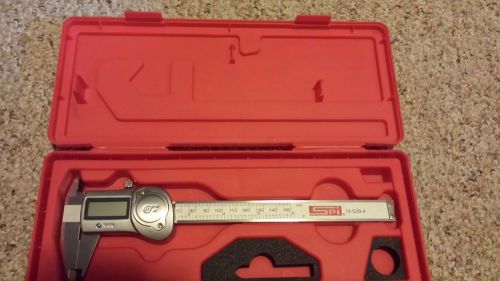 NEW SPI 12-529-4 DIGITAL CALIPER 0-6&#034; WATER PROOF 0-150mm