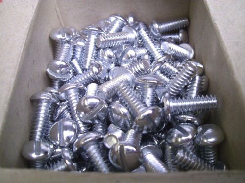 10-24 X 1/2 ROUND HEAD SLOTTED MACHINE SCREW STEEL ZINC (QTY 135) #57180