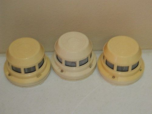 3X NOTIFIER SDX-551 FIRE ALARM SMOKE DETECTORS