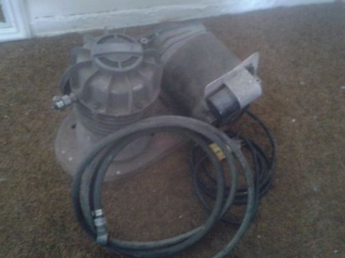 Vintage 1950&#039;s wr brown corp speedy air compressor oilless pump works! for sale