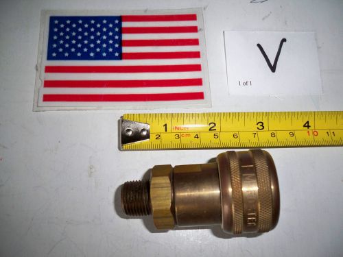 Quick connect male 3/8&#034; m npt coupler - air tool fitting foster 5105  made usa for sale