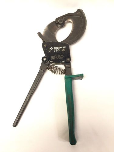 Greenlee 760 Ratchet Cable Cutter Ratcheting cablecutter