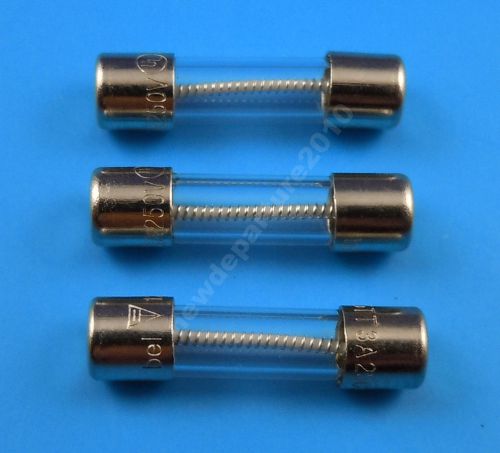 10 Pcs Bel Slow Blow 5x20mm Glass Fuses 250V 3A