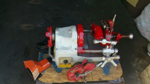 Rex wheeler power threader machine model no. 6090 with two dies for sale