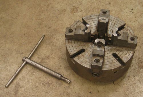 Union 12&#034; Metal Lathe 4-Jaw Steel Chuck D1-6 Mount Machinist CNC Camlock