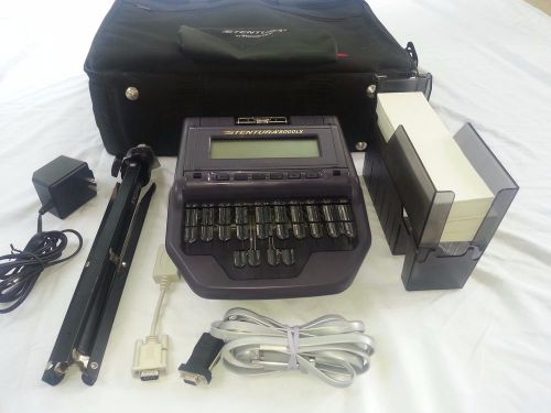 Stentura 8000LX Stenograph Machine with Accessories