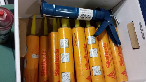 Sikaflex caulk (12 full tubes) and brand-new caulking gun