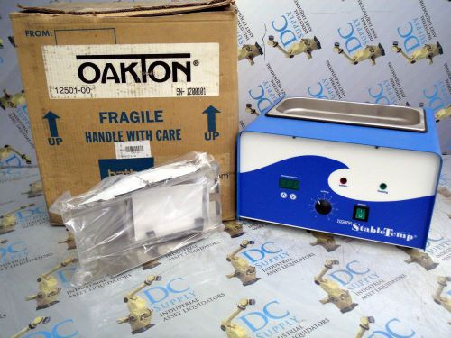 OAKTON 12501-00 9020862 HIGH PERFORMANCE StableTemp UTILITY BATH, NIB