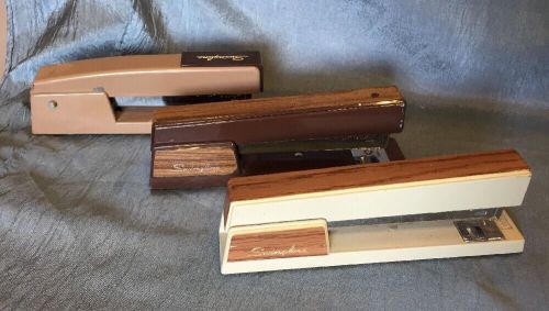 Lot Of 3 Vintage Swingline Staplers