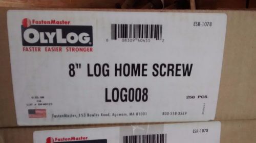 OlyLog 8&#034; Screws FastenMaster