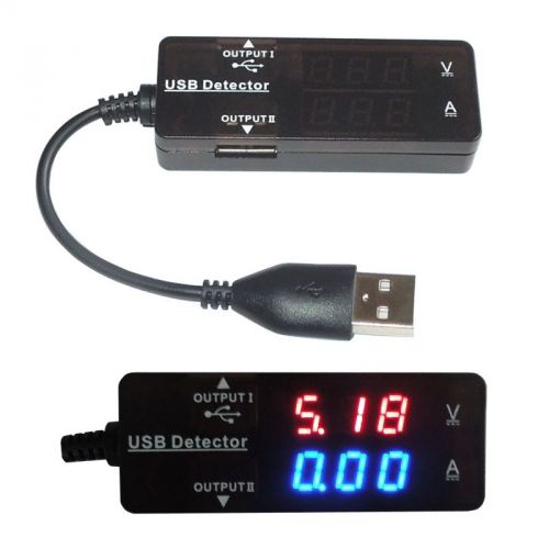 2015 Mini Voltage and Current Detector Mobile Power USB Charger Doctor Black7