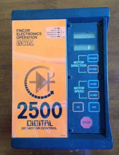 FINCOR 2500 DIGITAL DC MOTOR CONTROL, 2501 P1A-3 drive