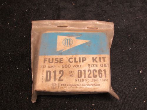 ITE D12C61 FUSE CLIP KIT 30A 600V SIZE 0&1 ***NIB***-
							
							show original title