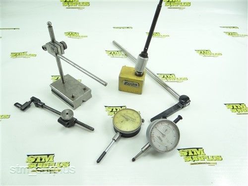 Lot of magnetic &amp; surface indicator holders + indicators &amp; arms for sale