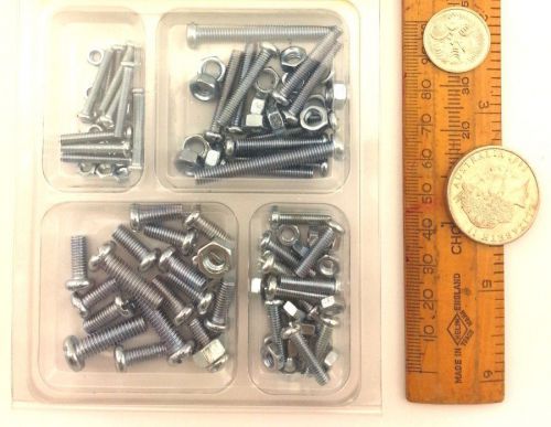 NUT MACHINE SCREW 100 PIECES ASSORTMENT