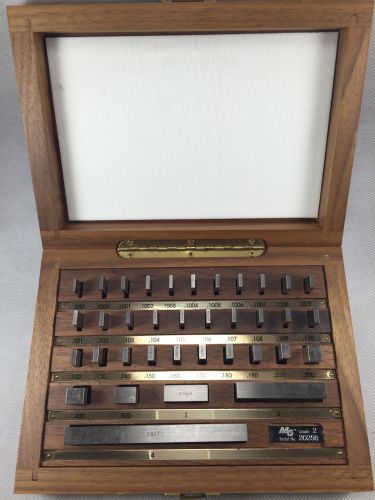 MG Gage Block Set Grade 2 .050-4 Machinist Gauge Block Set - Complete