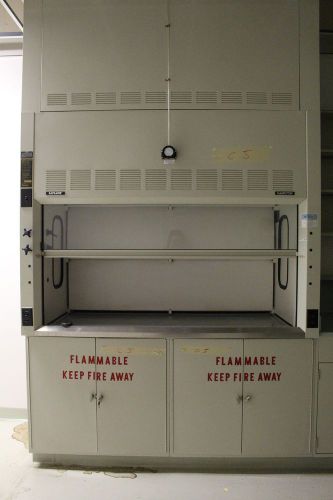 6&#039; fisher hamilton safeaire fume hood (h005) for sale