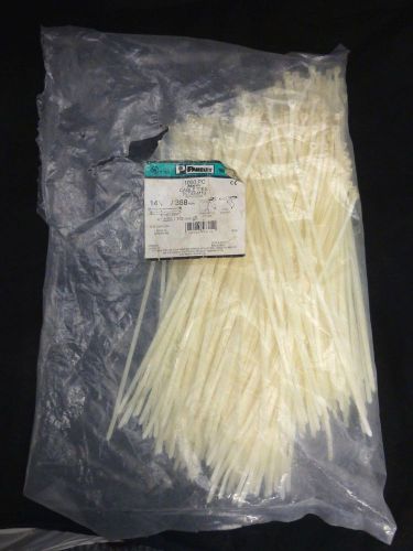 Panduit Pan-Ty White 14-1/2&#034; Locking Cable Ties 325 pc Bulk Package - PKLT4S-M10