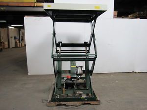 Southworth lsh 2-72 scissor lift table high rise 85-1/2&#034; max 2000lb 208-230/460v for sale