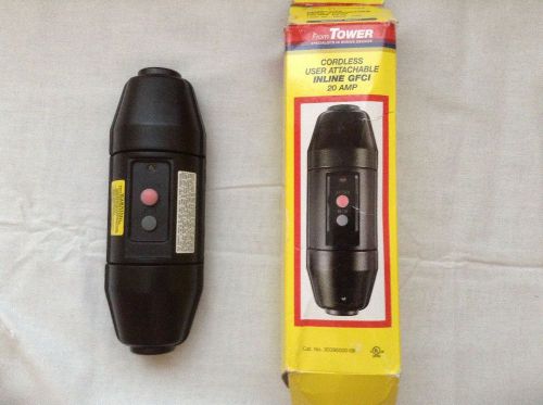 New Cordless User Attachable Inline GFCI 125V 60HZ20A New (B21)