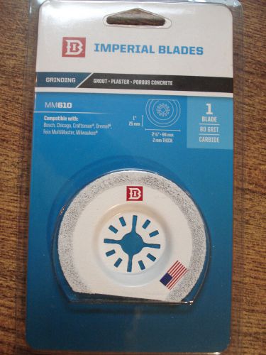 IMPERIAL BLADES MM610 2-1/2-Inch Flush Cut Segmented Univ Oscill Carbide blade