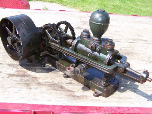 Original CHANDLER Belt Driven Water Pump Hit Miss Gas Engine Motor Project NICE!