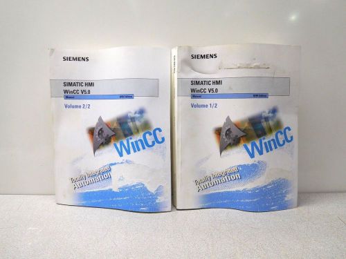 MO-1866, SIEMENS SIMATIC HMI WINCC V 5.0 MANUAL TOTALLY INTEGRATED AUTOMATION