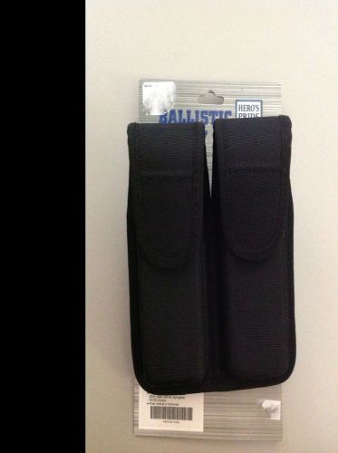 New hero&#039;s pride nylon molded double magazine case large duty gear for sale