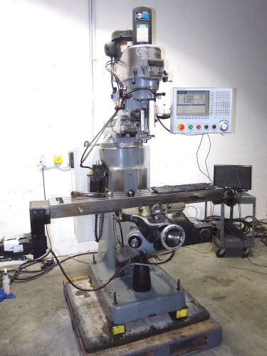 2007 bridgeport hardinge cnc mill ez vision milling machine see video for sale