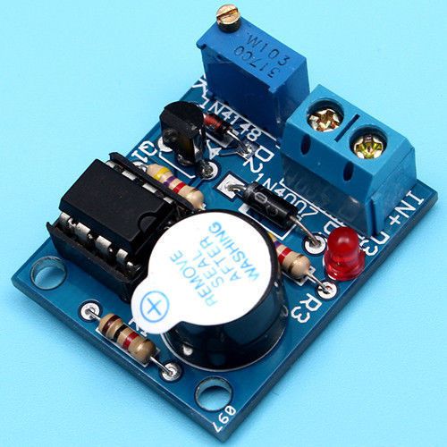 LM358 9V/12V DC Accumulator Low-Voltage/Undervoltage Protection DIY Kit