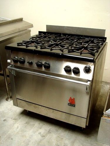 WOLF 6 BURNER RANGE w/Standard Oven and Hood (RESIDENTIAL UNIT) OR BEST OFFER