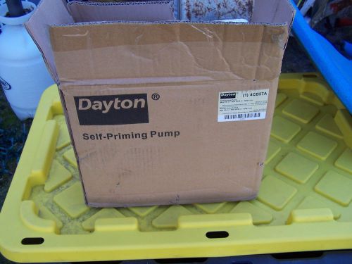 Dayton self priming pump # (1) 4cb57a