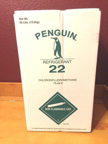 R-22 30 LBS REFRIGERANT NEW SEALED TANK