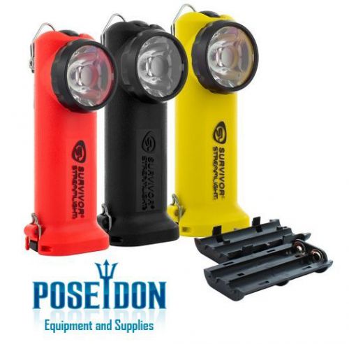 Black streamlight survivor led, low profile, c4 led, flashlight w/ batteries for sale