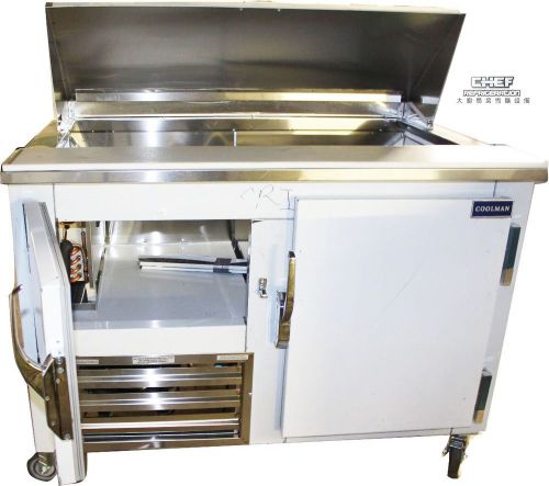 Coolman 1 1/2 Door Sandwich,Salad Prep Table Refrigerated 48&#034;